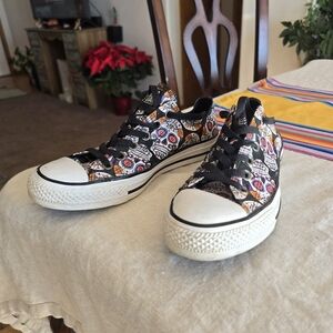 Converse All Star Sugar Skull tennies